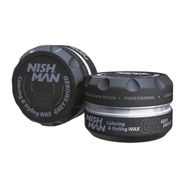Nıshman 100 ml C2 Koyu Gri Saç Boyayan Şekillendirici Wax