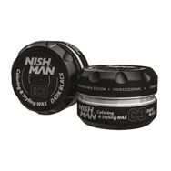 Nıshman 100 ml C3 Siyah Saç Boyayan Şekillendirici Wax