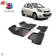 Nissan Micra 3D Havuzlu Paspas