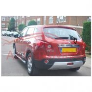 Nissan Qashqai 2007-2010 Paslanmaz Çelik Krom Bagaj Çıtası