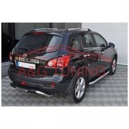 Nissan Qashqai 2010-2013 Paslanmaz Çelik 4 Parça Krom Cam Çıtası