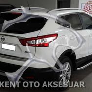 Nissan Qashqai 2014 Üzeri Paslanmaz Çelik Krom Bagaj Çıtası