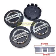 Nissan Qashqai Juke Siyah 48 - 54 mm Jant Göbeği