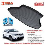 Nissan Qashqai Visia 2014-2018 3D Bagaj Havuzu