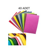 Nistabolje 40 Adet Karışık Renk A4 20x30 cm Keçe