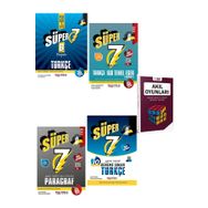Nitelik Yayınları - 7. Sınıf Süper Türkçe 100 Temel Eser Paragraf Deneme Kitabı