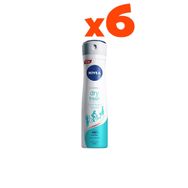 Nivea 150 ml 6'lı Dry Fresh Kadın Sprey Deodorant