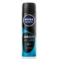 Nivea 150 ml Deep Beat Erkek Sprey Deodorant