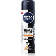 Nivea 150 ml Men Black&White Invisible Güçlü Etki Erkek Sprey Deodorant