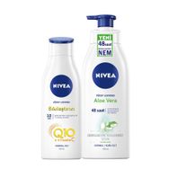Nivea 250 ml Q10 Sıkılaştırıcı Vücut Losyonu+400 ml Aloe Vera Pump Losyon Set