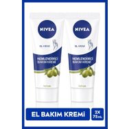 Nivea 2x75 ml Zeytinyağlı Nemlendirici El Bakım Kremi