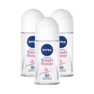 Nivea 3x50 ml Fresh Flower Kadın Deodorant Roll-On