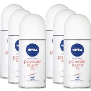 Nivea 50 ml 6'lı Powder Touch Kadın Roll-On