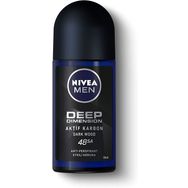 Nivea 50 ml Deep Dimension Dark Wood Erkek Roll-On