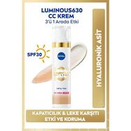 Nivea 630 Luminous SPF30 Orta Ton 40 ml Koyu Leke Karşıtı CC Krem