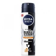 Nivea 6x150 ml Men Black&White Invisible Güçlü Etki Erkek Sprey Deodorant