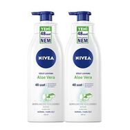 Nivea Aloe Vera 2x400 ml Nemlendirici Serum Vücut Losyonu