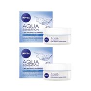 Nivea Aqua Sensation Canlandırıcı 2x50 ml Yüz Bakım Kremi