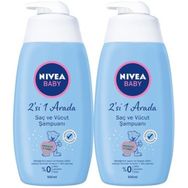Nivea Baby 2x500 ml Saç ve Vücut Şampuanı