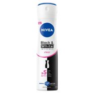 Nivea Black White Clear 150 ml 72 Saat Anti Perspirant Kadın Sprey Deodorant