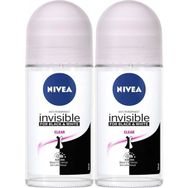 Nivea Black White Clear 2x50 ml Kadın Roll-On