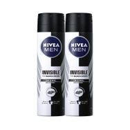 Nivea Black White Clear İnvisible 2x150 ml Deodorant+Banyo Terliği
