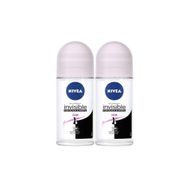 Nivea Black White Invisible Clear 2x50 ml Kadın Roll-On