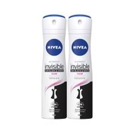 Nivea Black & White Invisible Clear Antiperspirant Leke Yapmayan Kadın Sprey Deodorant 150 ml x 2