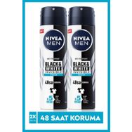 Nivea Black & White Invisible Fresh Antiperspirant Leke Yapmayan Erkek Sprey Deodorant 150 ml x 2