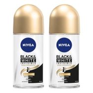 Nivea Black White Invısıble İpeksi Pürüzsüzlük 2x50 ml Roll On
