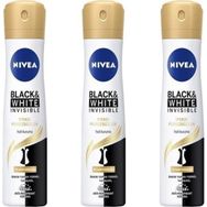 Nivea Black&White Invisible İpeksi Pürüzsüzlük 3x150 ml Deodorant