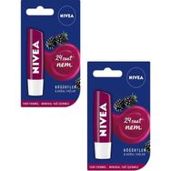 Nivea Böğürtlen 2x4,8 g Dudak Bakım Kremi