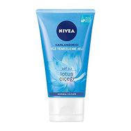 Nivea Canlandırıcı 150 ml Saf Su ve Lotus Çiçeği ile Etkili Yüz Temizleyici Normal Ciltler Yüz Temizleme Jeli