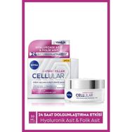 Nivea Cellular Expert Filler 50 ml SPF15 Hyaluronik Asit Yoğun Yaşlanma Karşıtı Gündüz Bakım Yüz Kremi