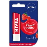 Nivea Çilek Aromalı 4.8 gr Dudak Bakım Kremi