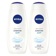 Nivea Creme Soft 2x400 ml Duş Jeli