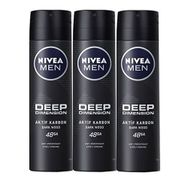 Nivea Deep Dimension 3x150 ml Erkek Deodorant