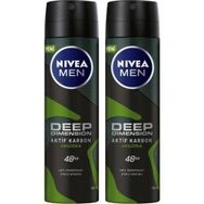 Nivea Deep Dimension Aktif Karbon Amazonia 2x150 Ml Deodorant