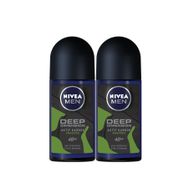 Nivea Deep Dimension Amazonia Antiperspirant Ter Önleyici Leke Yapmayan 2x50 ml Erkek Roll-On Deodorant