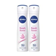Nivea Deo Fresh Flower 2 x 150 ml Kadın Sprey Deodorant