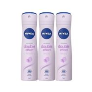 Nivea Double Effect Mor Düşler 150x3 ml Kadın Deodorant