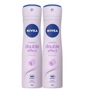 Nivea Double Effect Mor Düşler 2x150 ml Kadın Sprey Deodorant