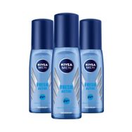 Nivea Fresh Active Pump Sprey 3x75 ml Erkek Deodorant