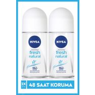 Nivea Fresh Natural 2x50 ml Kadın Roll-On