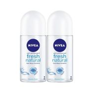 Nivea Fresh Natural 2x50 ml Kadın Roll-On