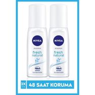 Nivea Fresh Natural 2x75 ml Kadın Sprey Deodorant