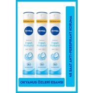 Nivea Fresh Natural 3x200 ml Sprey Deodorant