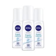 Nivea Fresh Natural 3x75 ml Kadın Sprey Deodorant