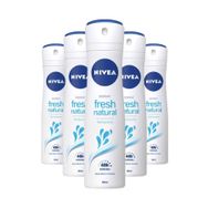 Nivea Fresh Naturel 5x150 ml Kadın Sprey Deodorant