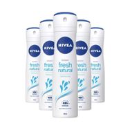 Nivea Fresh Naturel 5x150 ml Kadın Sprey Deodorant
